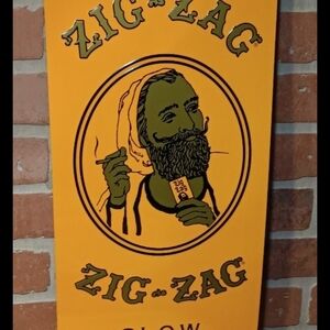 Zig-Zag #225 Metal Sign 24" X 9"